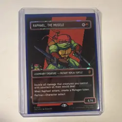 Magic: The Gathering Raphael, the Muscle Legendary Creature Borderless Foil TMNT - Image 3