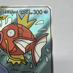 Magikarp & Wailord GX 161/181 TagTeam Full Art Holo Pokemon Card Mint Pack Fresh - Image 3