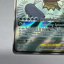 Magikarp & Wailord GX 161/181 TagTeam Full Art Holo Pokemon Card Mint Pack Fresh - Image 5