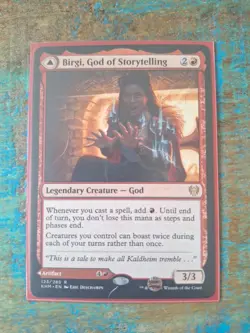 Birgi, God of Storytelling Kaldheim Magic: The Gathering Card NM Regular - Image 1