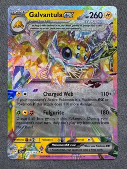 Pokemon Card: Galvantula EX 051/142 Double Rare: Stellar Crown English Single - Image 1