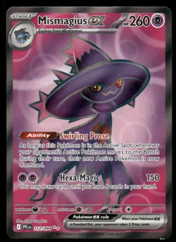 Pokemon Cards Mismagius ex 112/094 Phantasmal Flames Ultra Rare NM - Image 1