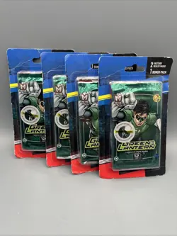 Lot Of 4 - 2021 Green Lantern Booster Packs Factory Sealed - 36 Cards Each = 144 - Image 1