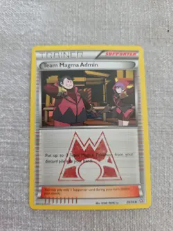 TEAM MAGMA ADMIN - 29/34 - Double Crisis - Uncommon - Pokemon Card - NM - Image 1