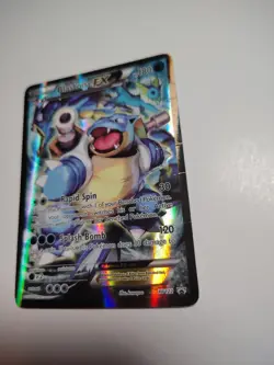 Pokemon TCG Blastoise EX Promo Holo Rare HP Card XY122 (DMG) - Image 3