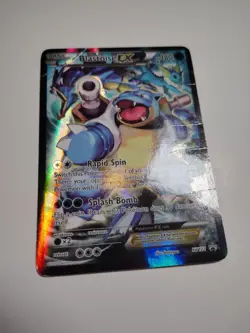 Pokemon TCG Blastoise EX Promo Holo Rare HP Card XY122 (DMG) - Image 4