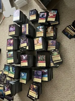 Disney Lorcana Cards Bulk Lot 100 Cards Mixed Cards Random Card Lot TCG - Image 1