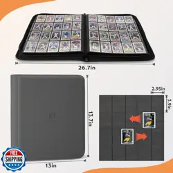 1280+ Cards 20 Pocket Card Binder Collector Card Album Trading Ca - Image 2