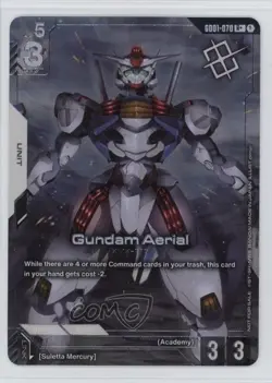 2025-Current Gundam Card Game Promos R+ Gundam Aerial #GD01-070 - Image 1