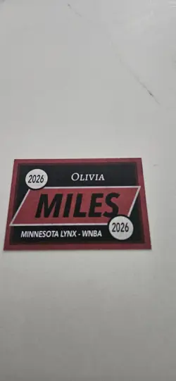OLIVIA MILES 2026 MINNESOTA LYNX CARD WNBA # 3 ROOKIE - Image 2