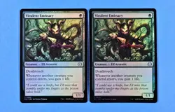 2x Virulent Emissary Lorwyn Eclipsed Creature Elf Assassin ECL Mtg Card 202 Foil - Image 1