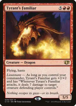 MTG Tyrant's Familiar - Commander 2014 #039 - Image 1