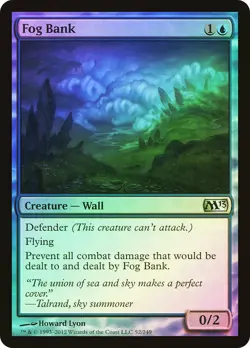 MTG FOIL Fog Bank - Magic 2013 #052 - Image 1
