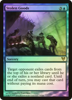 MTG FOIL Stolen Goods - Avacyn Restored #078 - Image 1