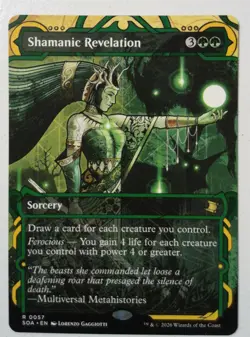 Shamanic Revelation *Rare* Magic MtG x1 SOA Mystical Archive - Image 1