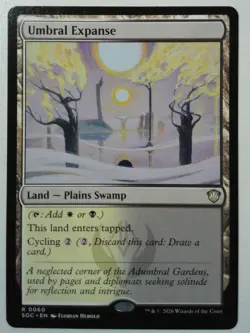 Umbral Expanse *Rare* Magic MtG x1 SOC Commander Secrets of Strixhaven - Image 1