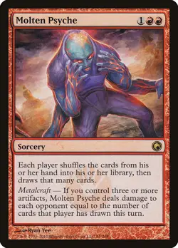 MTG Molten Psyche - Scars of Mirrodin #098 - Image 1