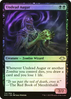 MTG FOIL Undead Augur - Modern Horizons #112 - Image 1