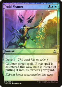 MTG FOIL Void Shatter - Oath of the Gatewatch #049 - Image 1