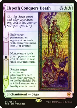 MTG FOIL Elspeth Conquers Death - Theros Beyond Death #013 - Image 1