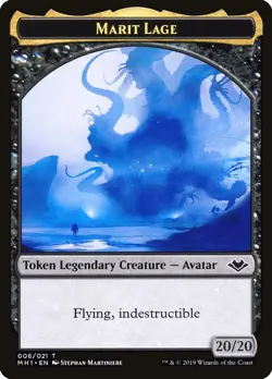 MTG {Marit Lage Token} // {Spirit Token} - Modern Horizons #T6T16 - Image 1
