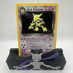 Pokemon Card Dark Alakazam 1/82 Team Rocket Set Rare Holo WOTC MP - Image 1