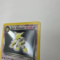 Pokemon Card Dark Alakazam 1/82 Team Rocket Set Rare Holo WOTC MP - Image 3
