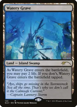 MTG Watery Grave - Secret Lair Drop #124 - Image 1