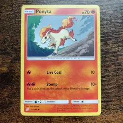 Ponyta 17/181 - NM SM Team Up - Pokemon 2019 Common TCG Card - Image 1