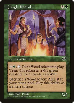 MTG Jungle Patrol - Mirage #223 - Image 1
