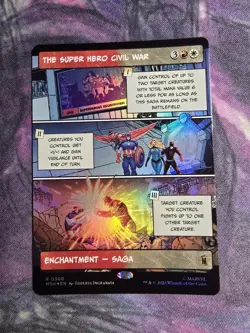 The Super Hero Civil War (Borderless) Marvel Super Heroes Foil - Image 1