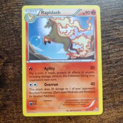 Rapidash 15/106 - LP XY Flashfire - Pokemon 2014 Uncommon TCG Card - Image 1