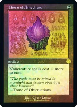 MTG FOIL Thorn of Amethyst Retro - The Brothers' War Retro Artifacts #123 - Image 1