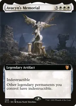 MTG Avacyn's Memorial Extended Art - Innistrad: Midnight Hunt Commander #069 - Image 1