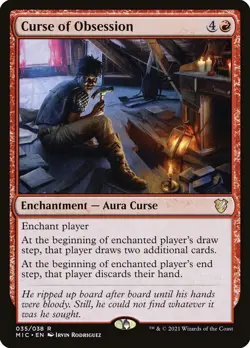 MTG Curse of Obsession - Innistrad: Midnight Hunt Commander #035 - Image 1
