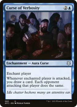 MTG Curse of Verbosity - Adventures in the Forgotten Realms Commander #082 - Image 1