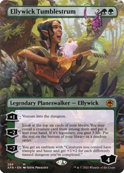 MTG Ellywick Tumblestrum Borderless - Adventures in the Forgotten Realms #286 - Image 1