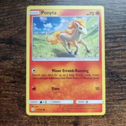 Ponyta 23/236 - NM SM Cosmic Eclipse - Pokemon 2019 Common TCG Card (B) - Image 1