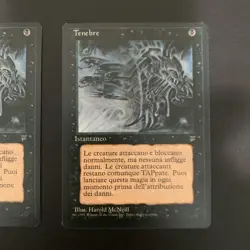 2x MTG Darkness (Tenebre) MP Italian language Legends Magic the gathering - Image 2