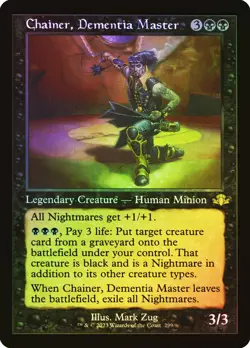 MTG FOIL Chainer, Dementia Master Retro - Dominaria Remastered #299 - Image 1