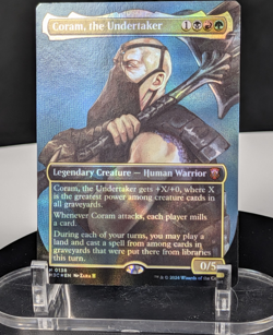 MTG Coram the Undertaker RIPPLE FOIL NM Modern Horizons 3 MH3 #0138 Borderless - Image 1