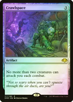 MTG FOIL Crawlspace - Dominaria Remastered #217 - Image 1