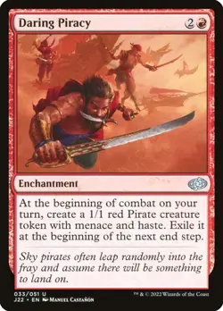 MTG Daring Piracy - Jumpstart 2022 #033 - Image 1