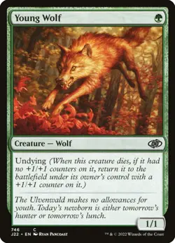 MTG Young Wolf - Jumpstart 2022 #746 - Image 1