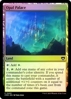 MTG FOIL Opal Palace - Commander Masters #422 - Image 1