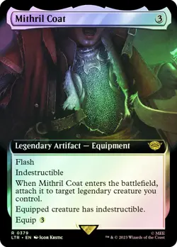 MTG FOIL Mithril Coat Extended Art - The Lord of the Rings #379 - Image 1