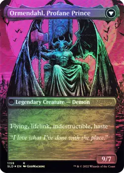 MTG FOIL Westvale Abbey // Ormendahl, Profane Prince Borderless - Secret Lair - Image 2
