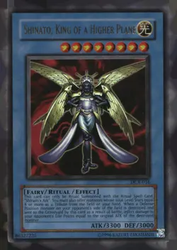 Shinato, King of a Higher Plane DCR-016 Dark Crisis Yu-Gi-Oh Unlimited MP - Image 1