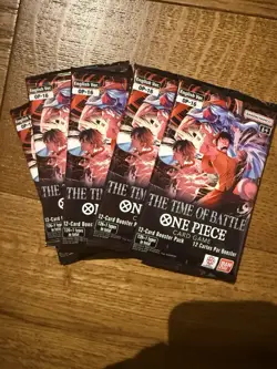 One Piece OP16 The Time Of Battle Booster Packs - Sealed X5 - Image 1