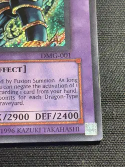 Dark Paladin DMG-001 Limited Edition Yu-Gi-Oh Secret Rare Promo Card Played MP - Image 5